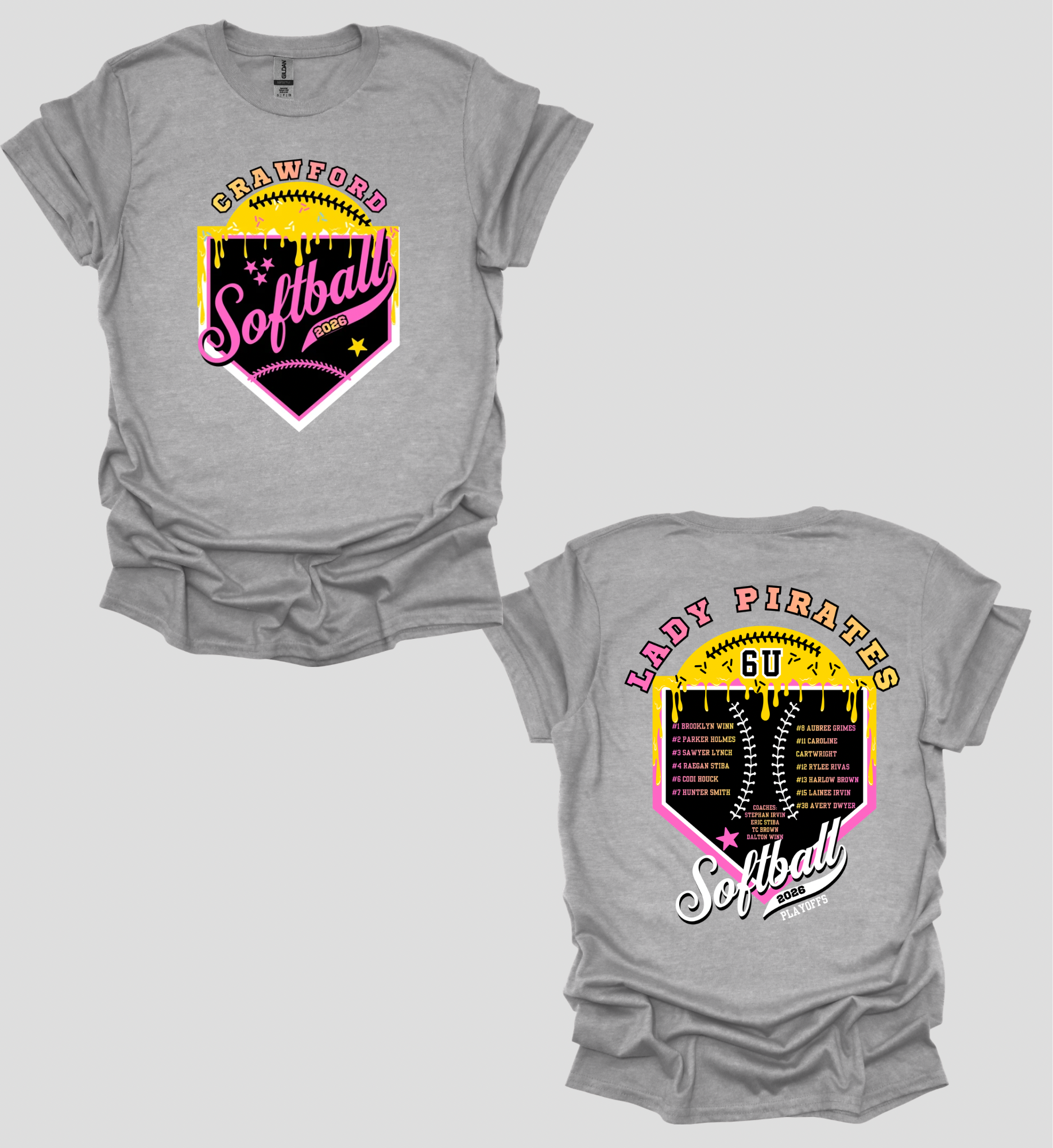 6U Crawford Playoff Tees