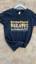 FIRST-VINTAGE PRINT CRAWFORD PIRATES ON BLACK