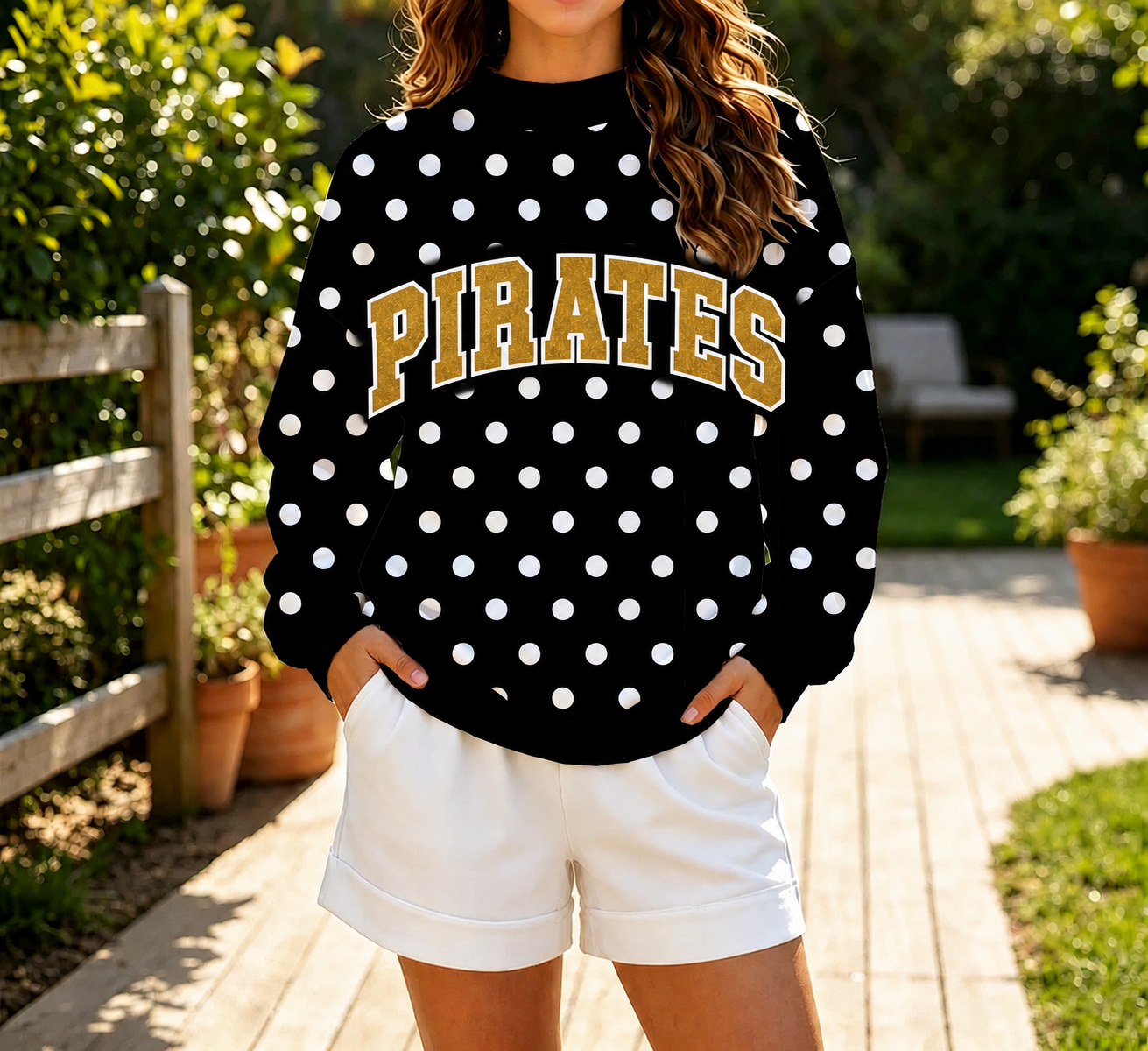 Mock Neck Mascot Sweaters