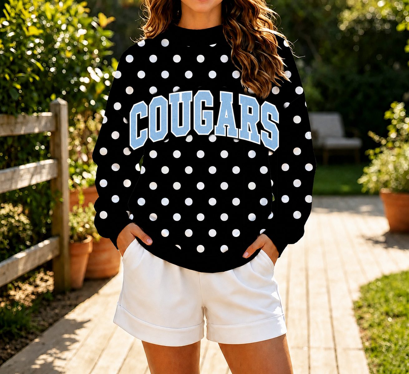 Mock Neck Mascot Sweaters