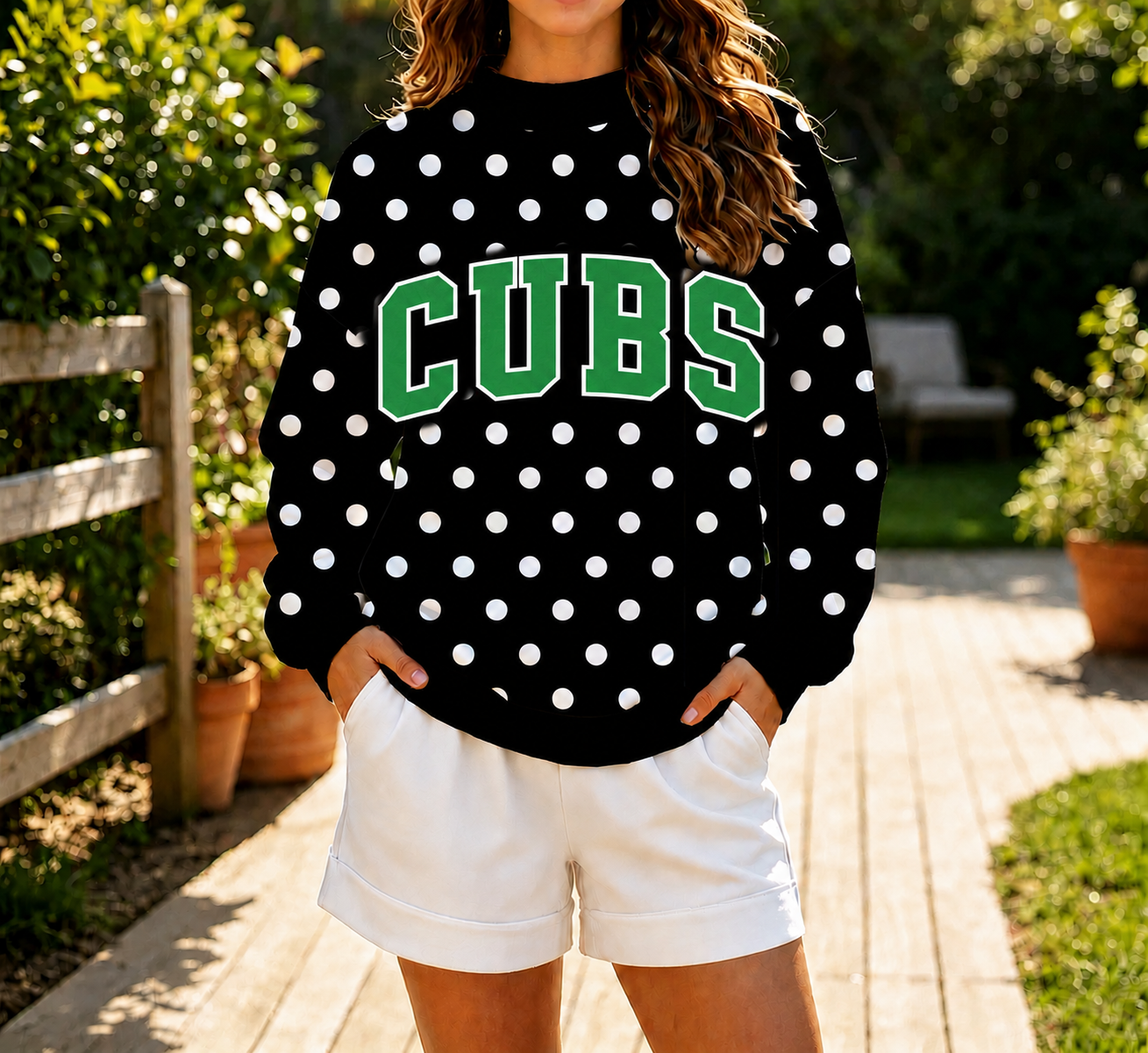 Mock Neck Mascot Sweaters
