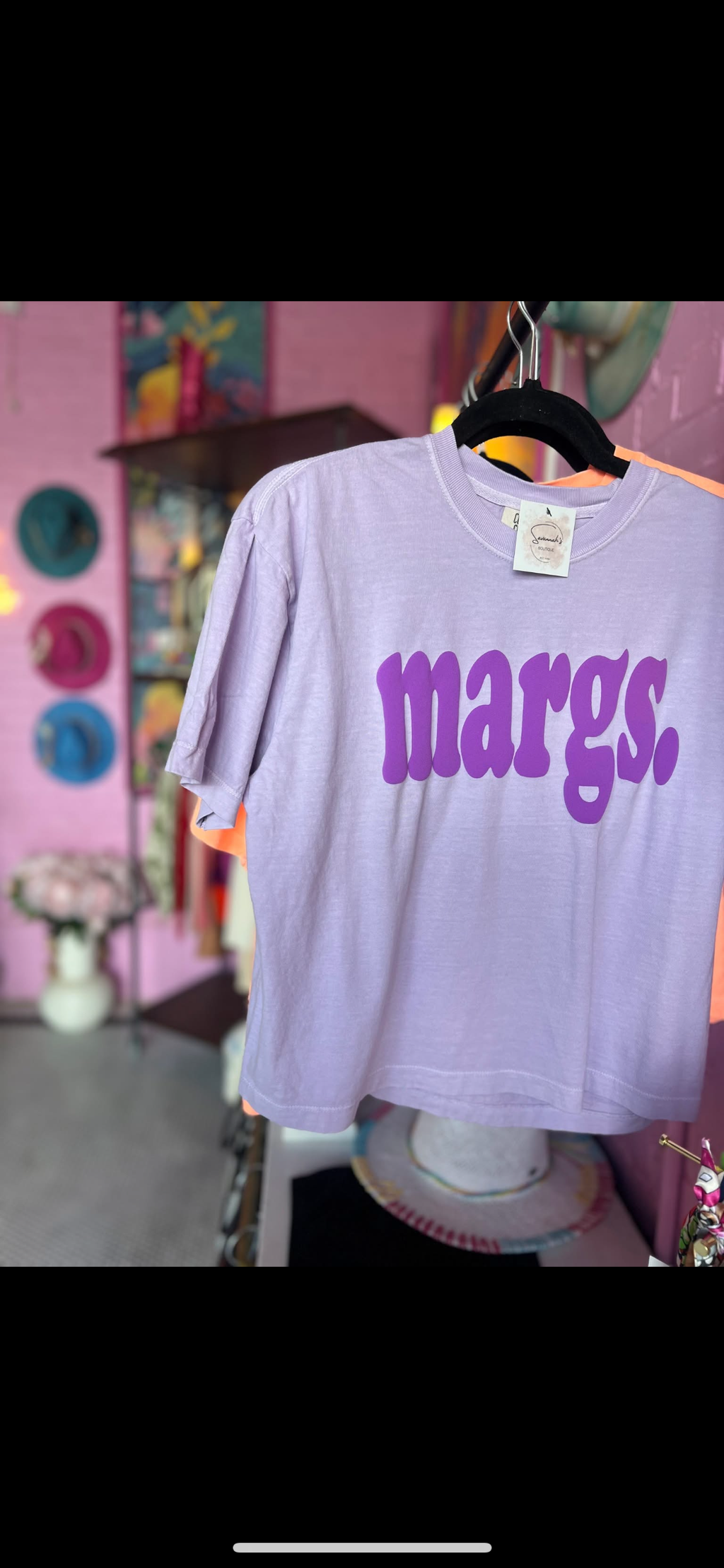 Margs Puff Letter Boxy Tee