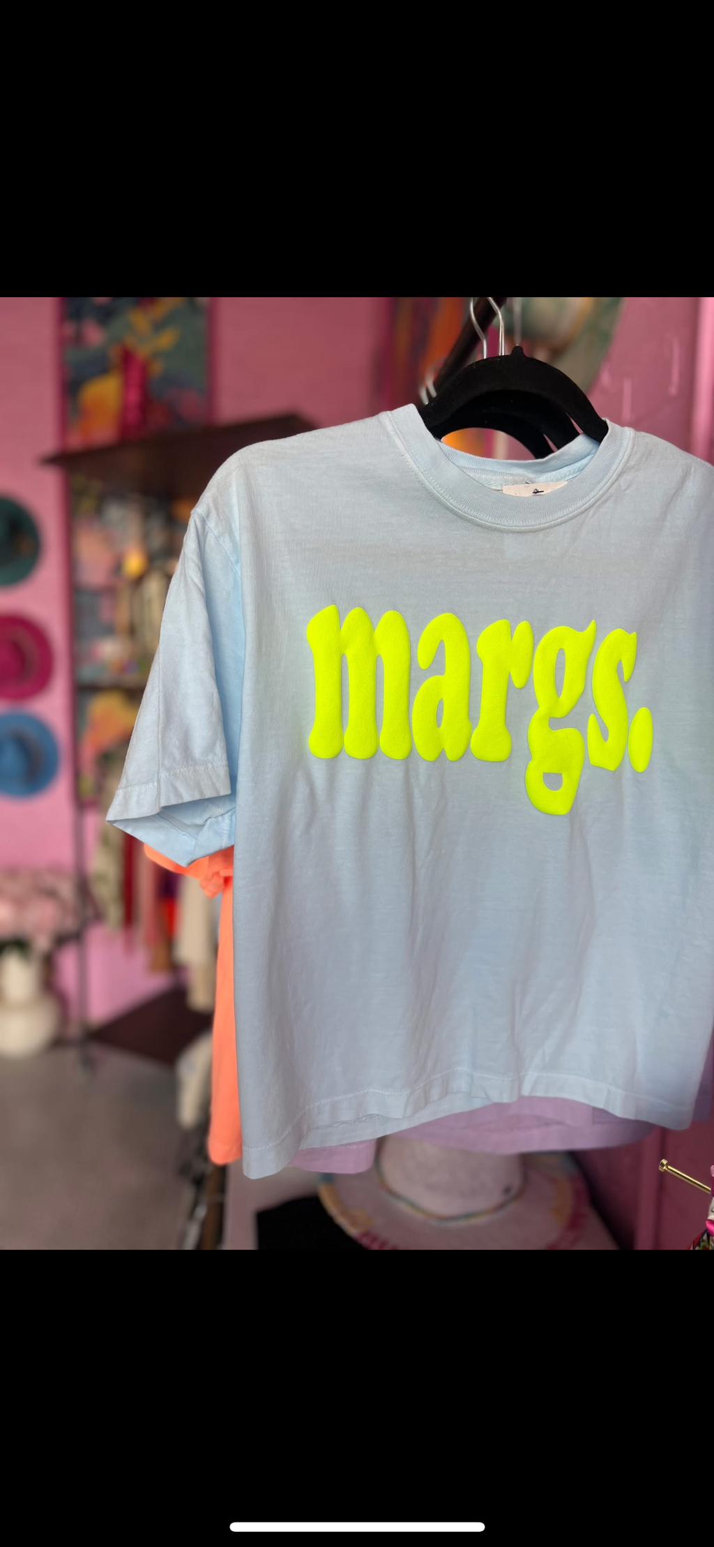 Margs Puff Letter Boxy Tee