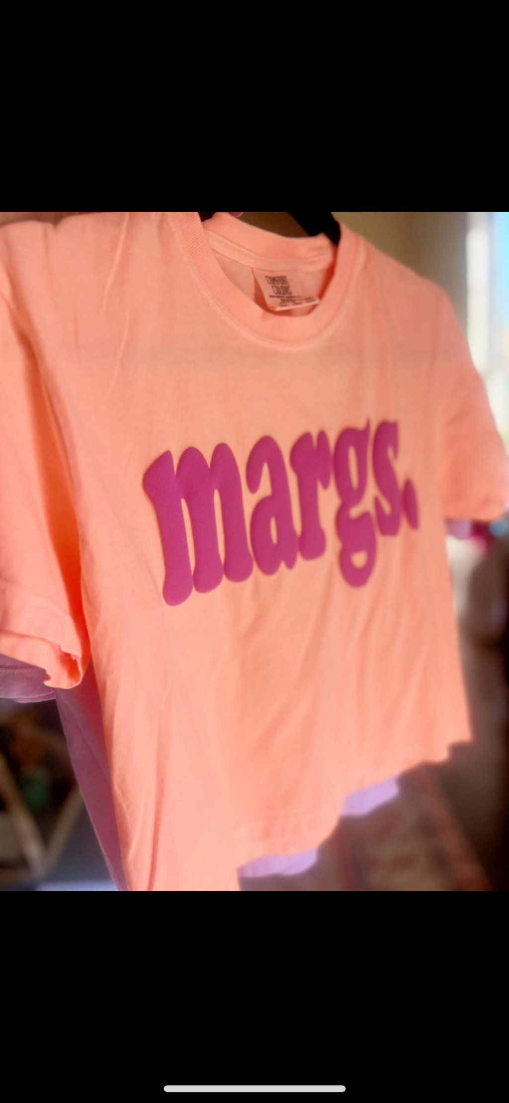 Margs Puff Letter Boxy Tee