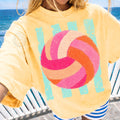 Yellow Summer Volleyball Tee