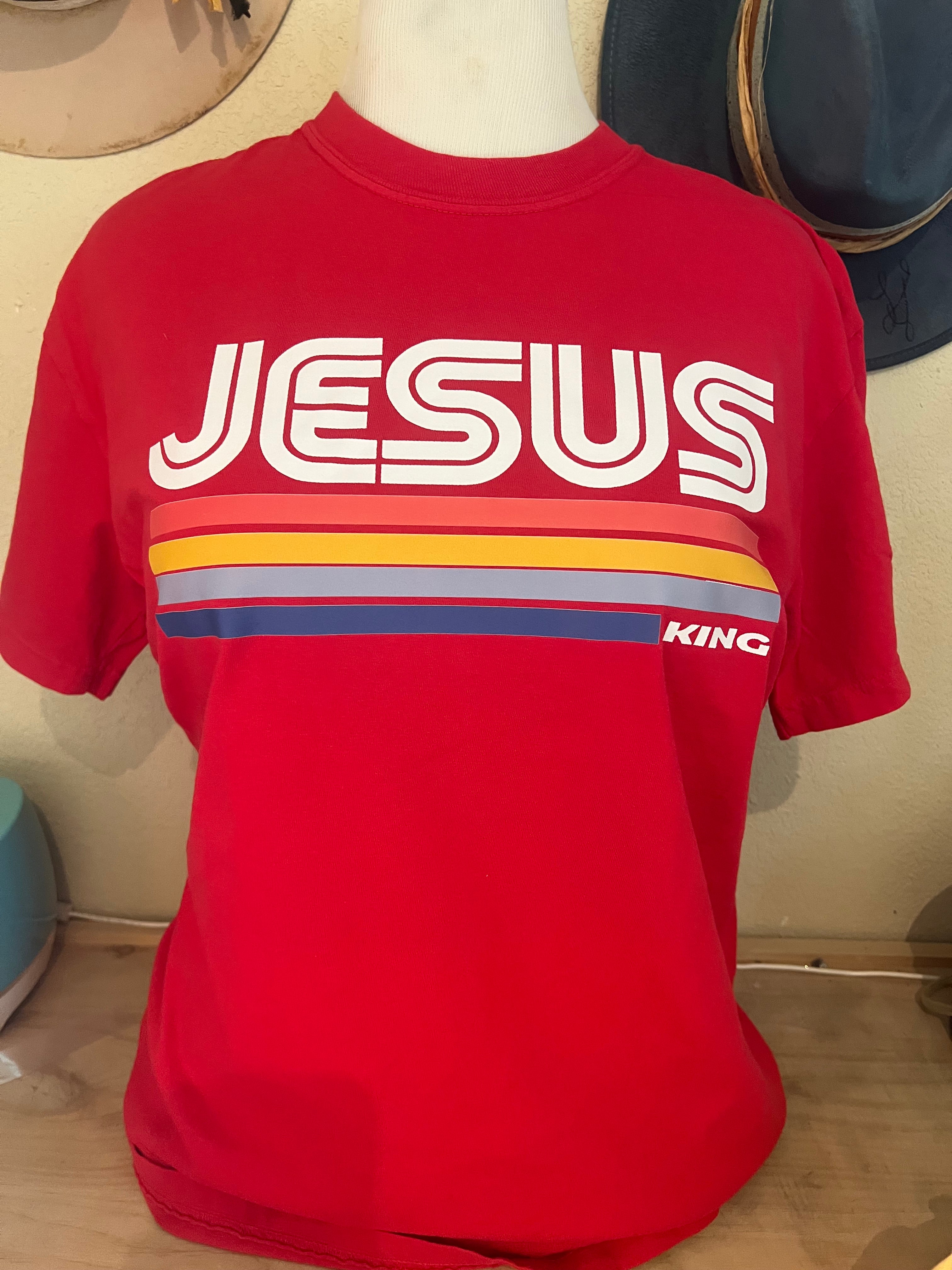 Red Jesus is King Tee