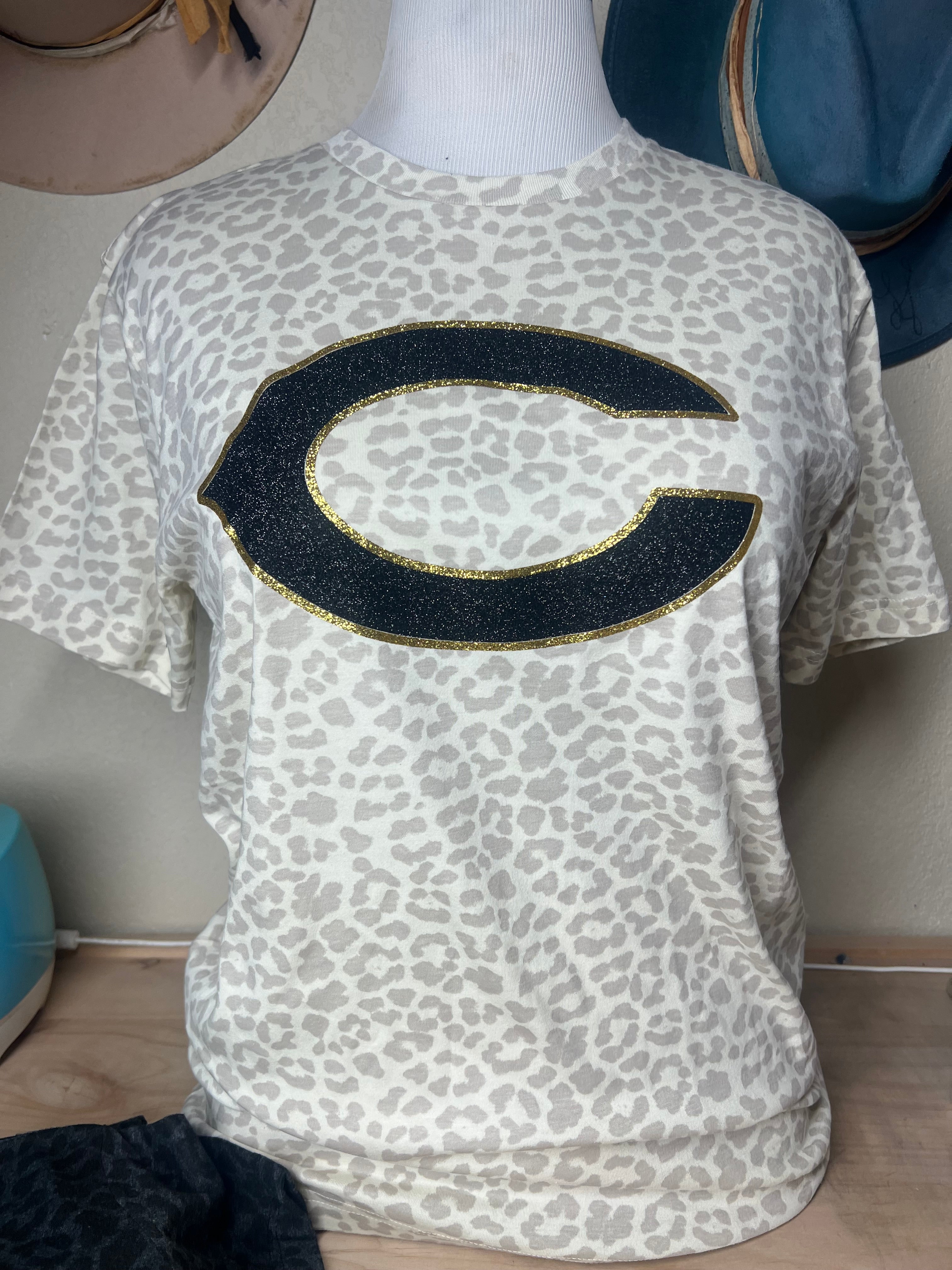 White Leopard Glitter Crawford C
