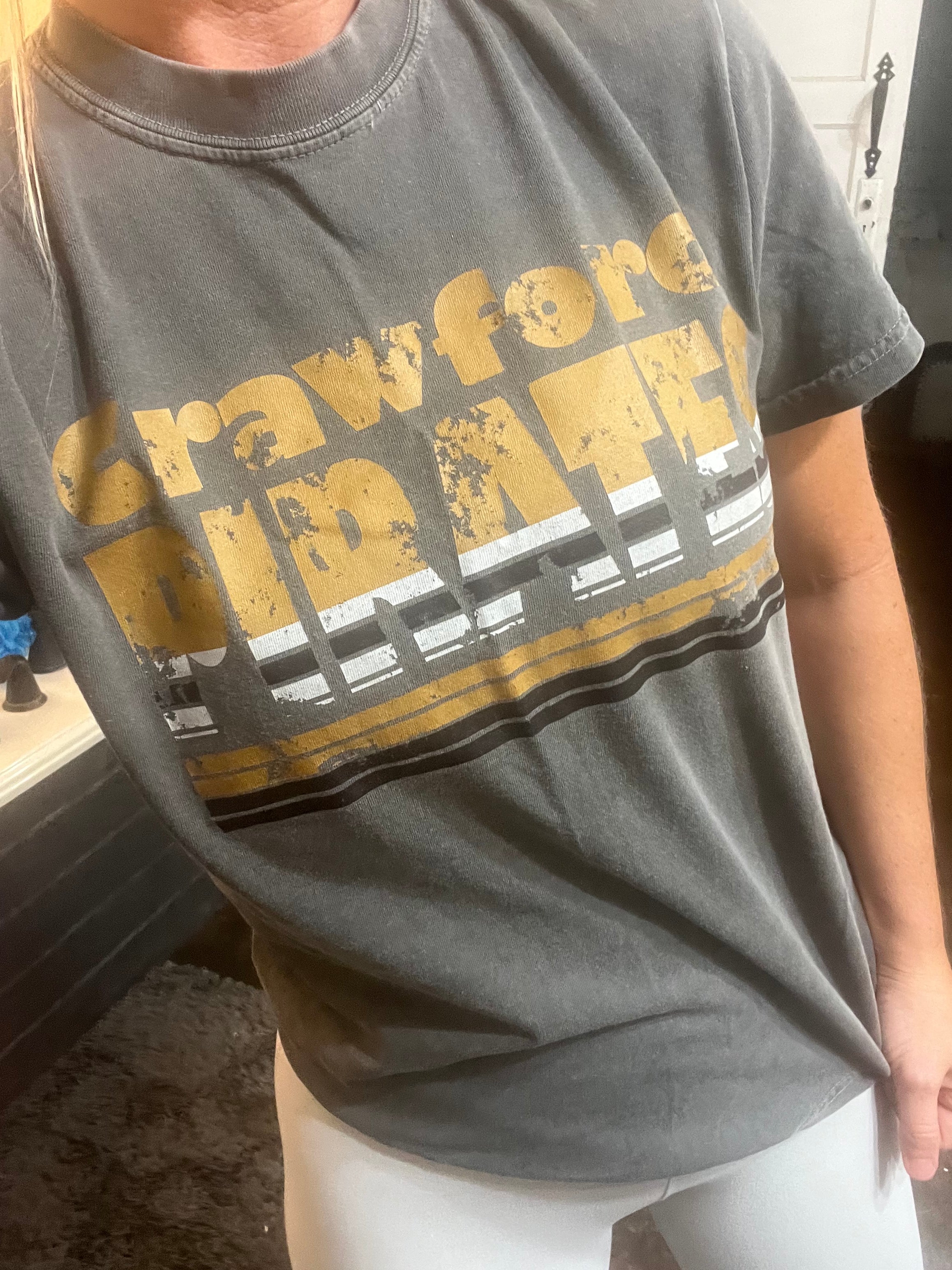 Vintage Crawford Distressed Design