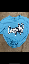 COUGARS ON BLUE