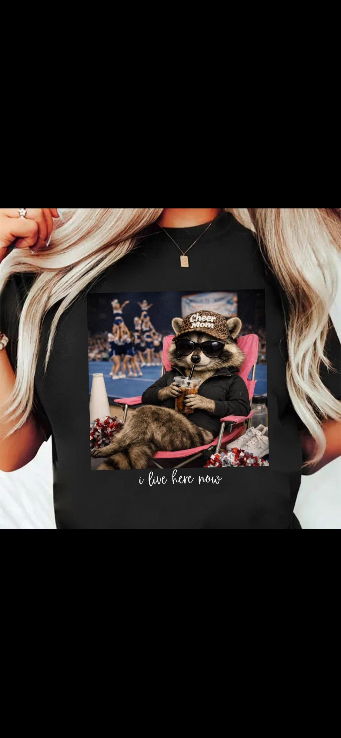 I LIVE HERE NOW RACCOON