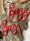 Camo Metallic Puff Mascot
