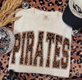 Ivory Tee Leopard Printed Mascot