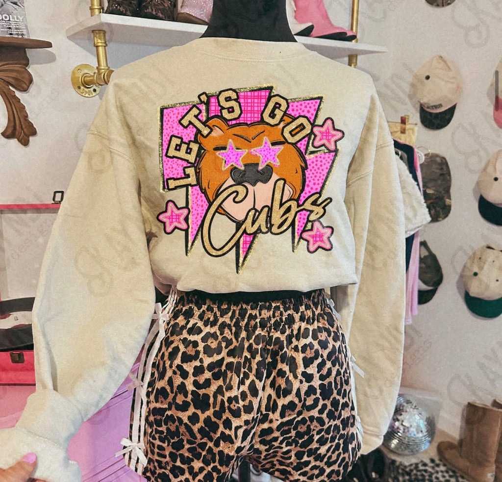 Orange Pink Mascot Spirit Sweatshirt