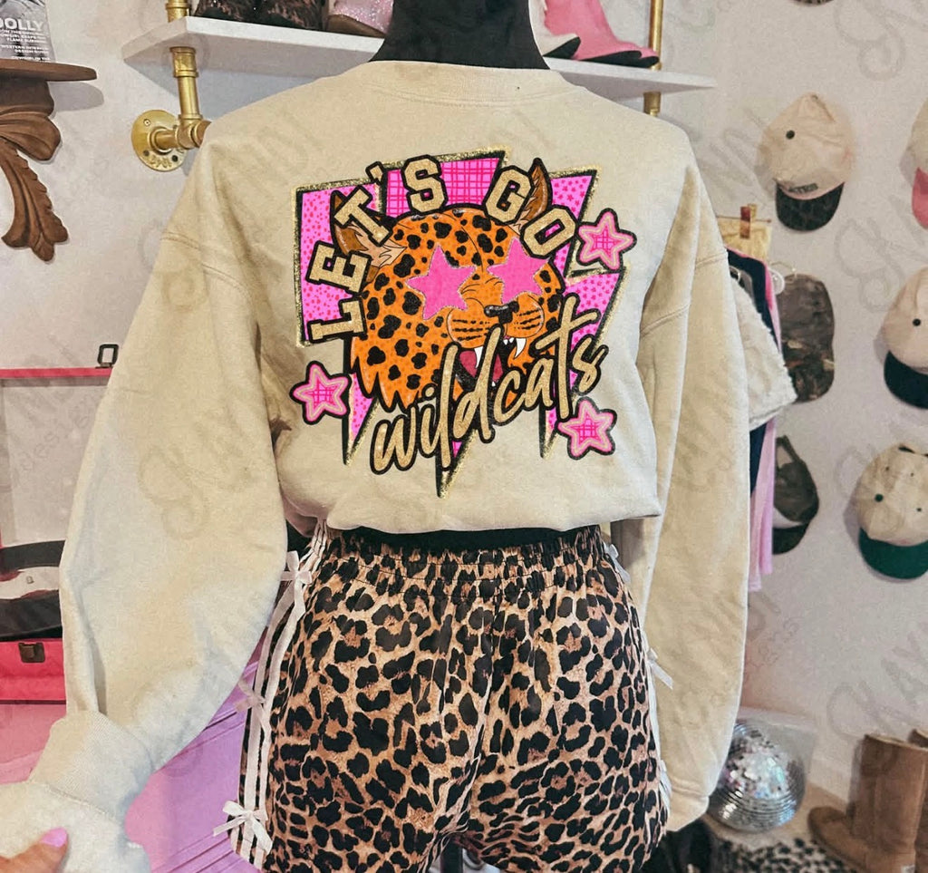 Orange Pink Mascot Spirit Sweatshirt