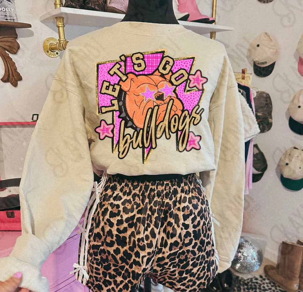Orange Pink Mascot Spirit Sweatshirt