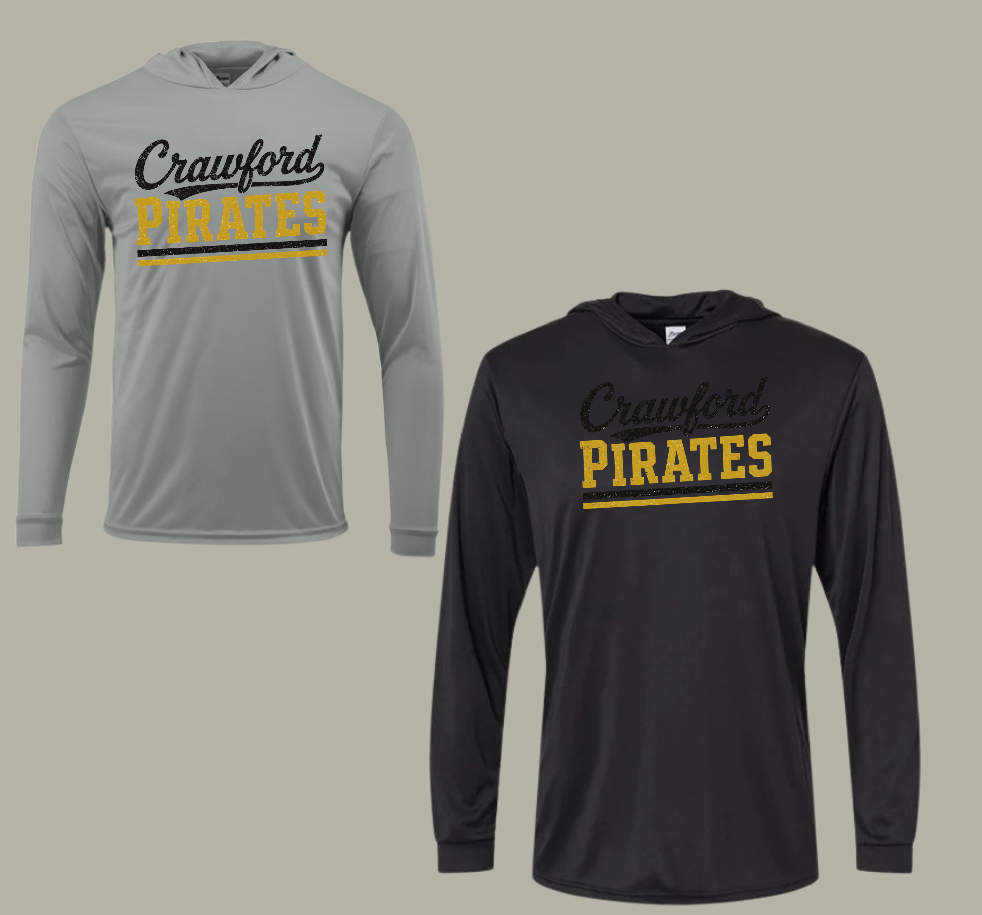 Mens Paragon Long Sleeve Hooded Pullover