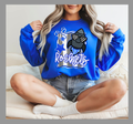 Royal Blue Rockets Design Sweatshirt