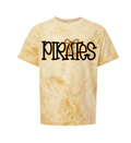 Pirates black gold bow on Gold Colorsplash