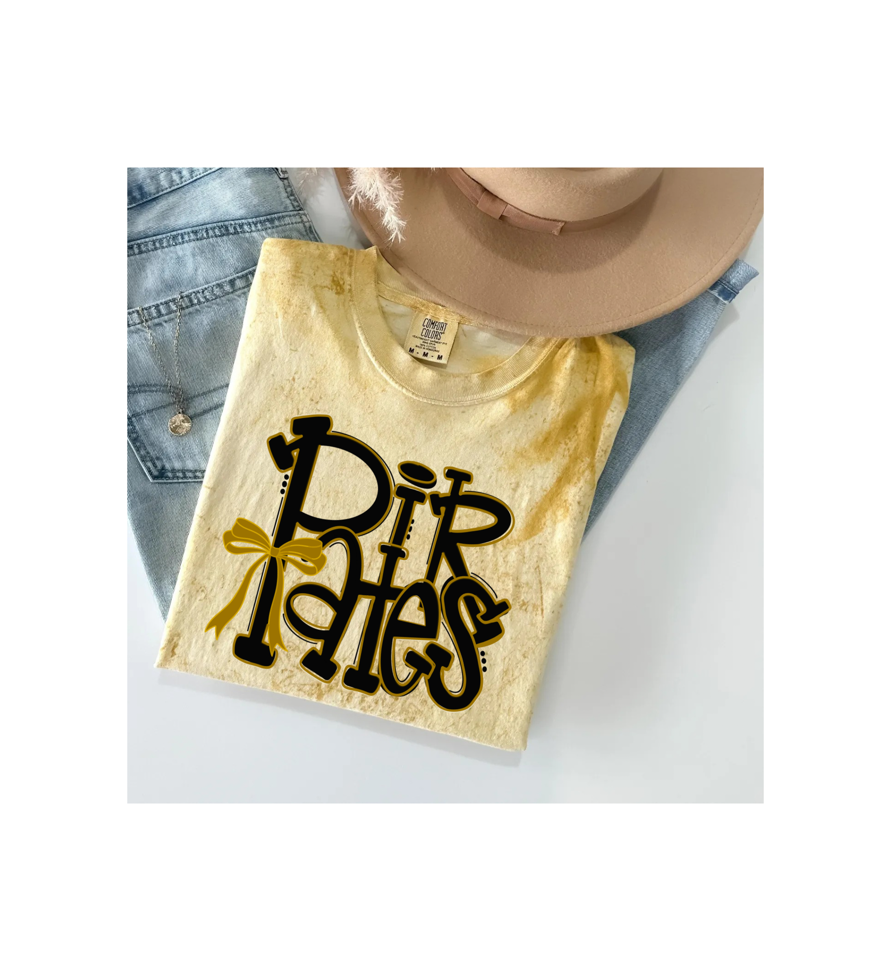 Custom Pirates Stack on Gold Colorsplash Tee