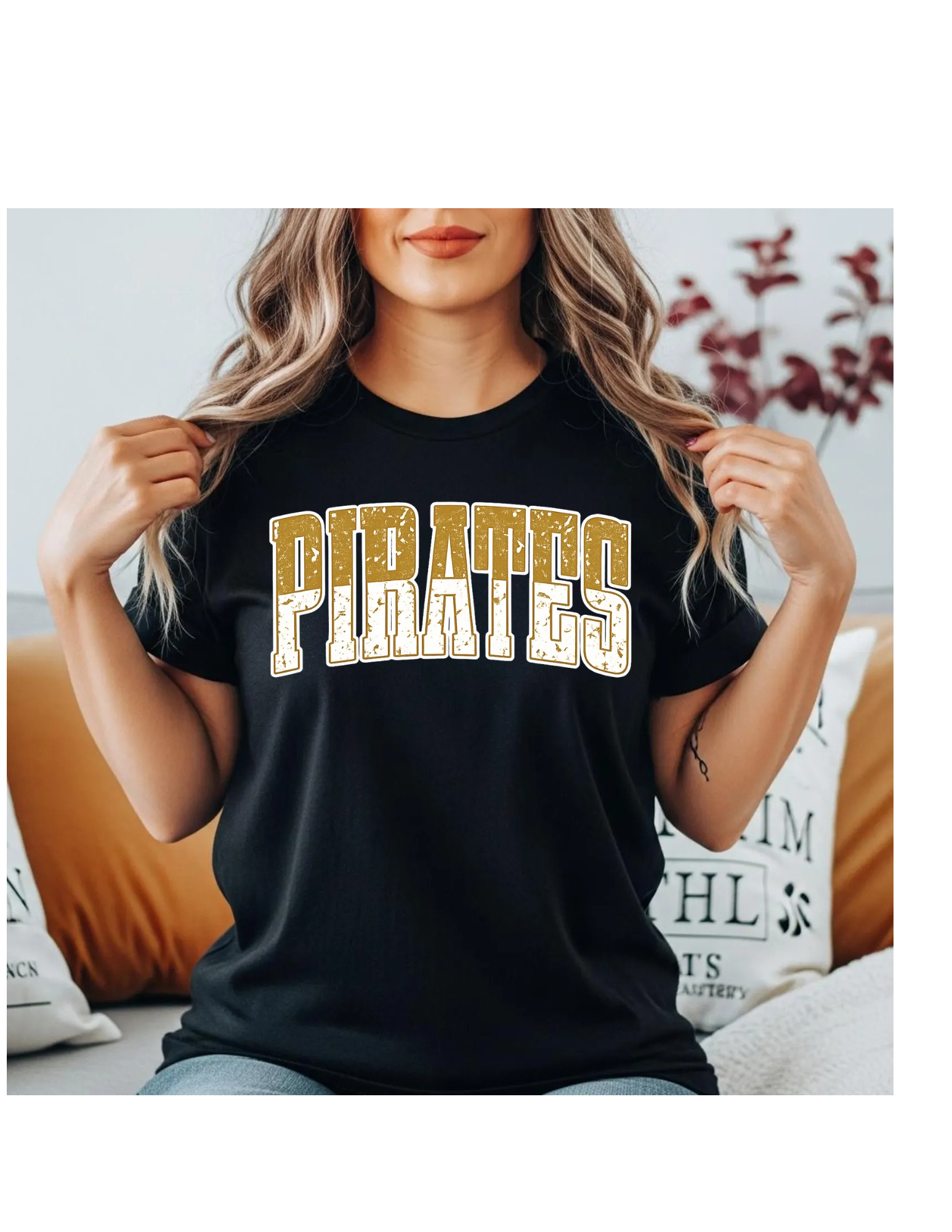 Two Toned Pirates Gold White Pirates