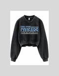 China Spring cropped front Pullover