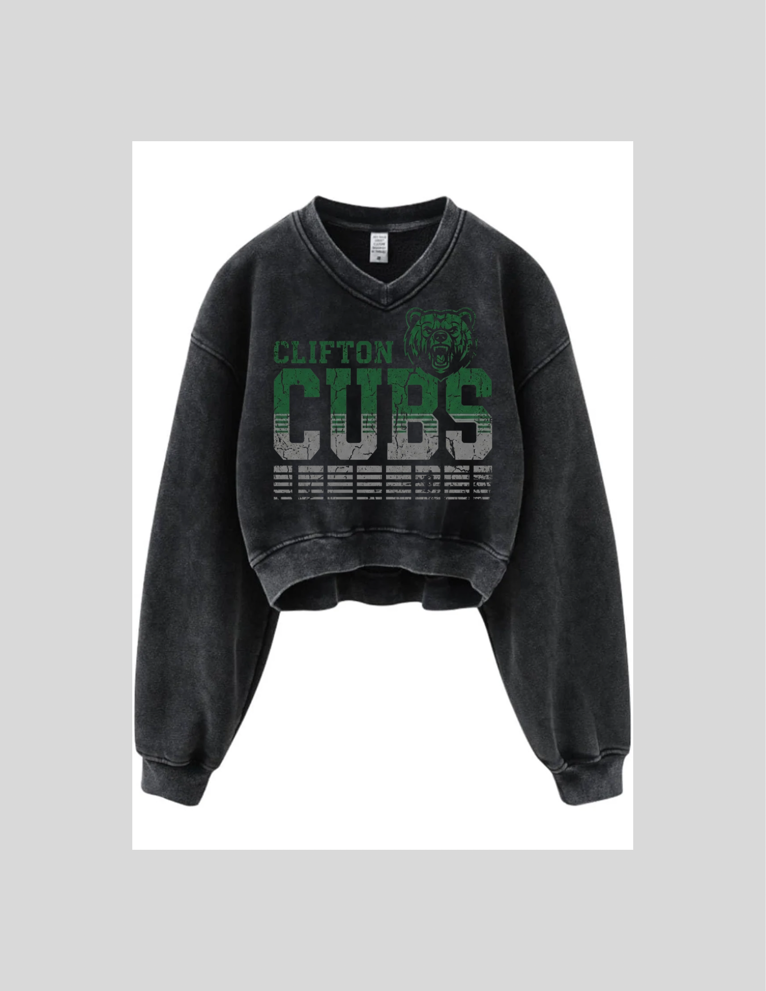 Clifton Cubs Cropped Sweatshirt