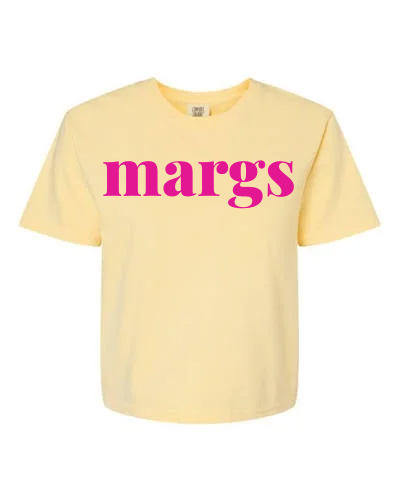Margs Puff Letter Boxy Tee