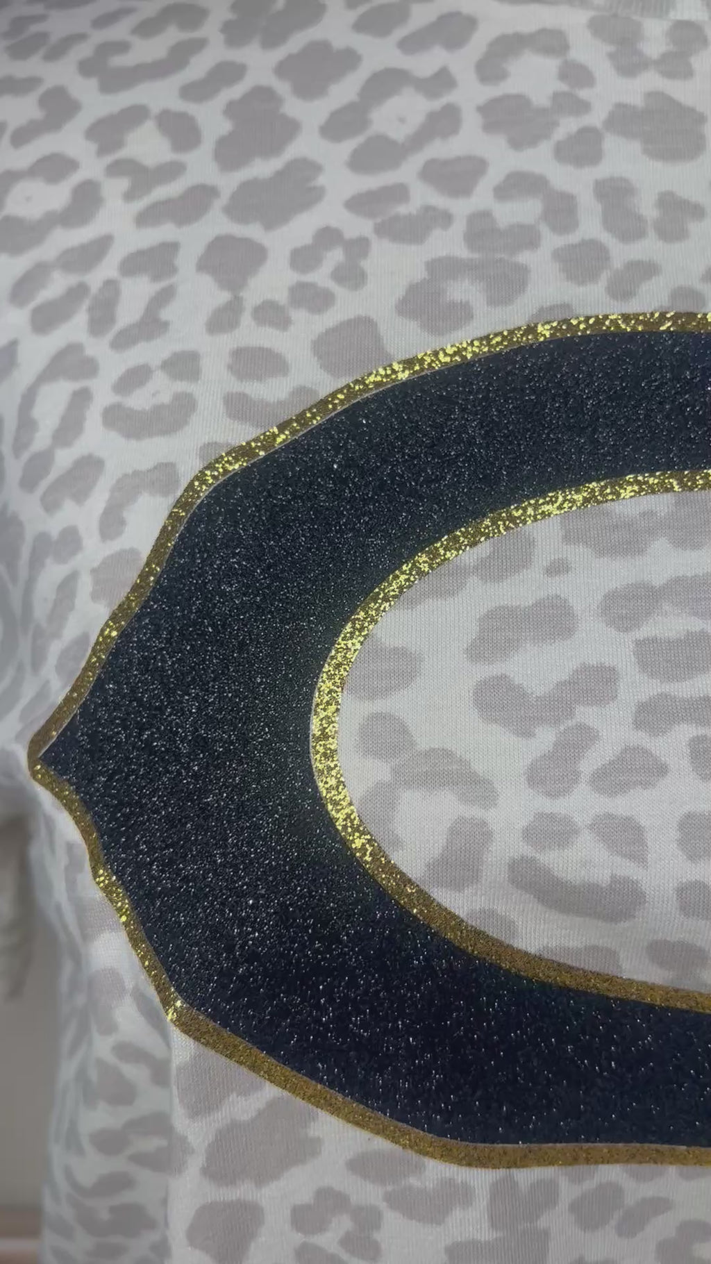 White Leopard Glitter Crawford C